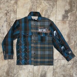 Kentucky Boy Tyler x Billy Hill 1 of 1 Scrap Quilt Jacket Sherpa Lined